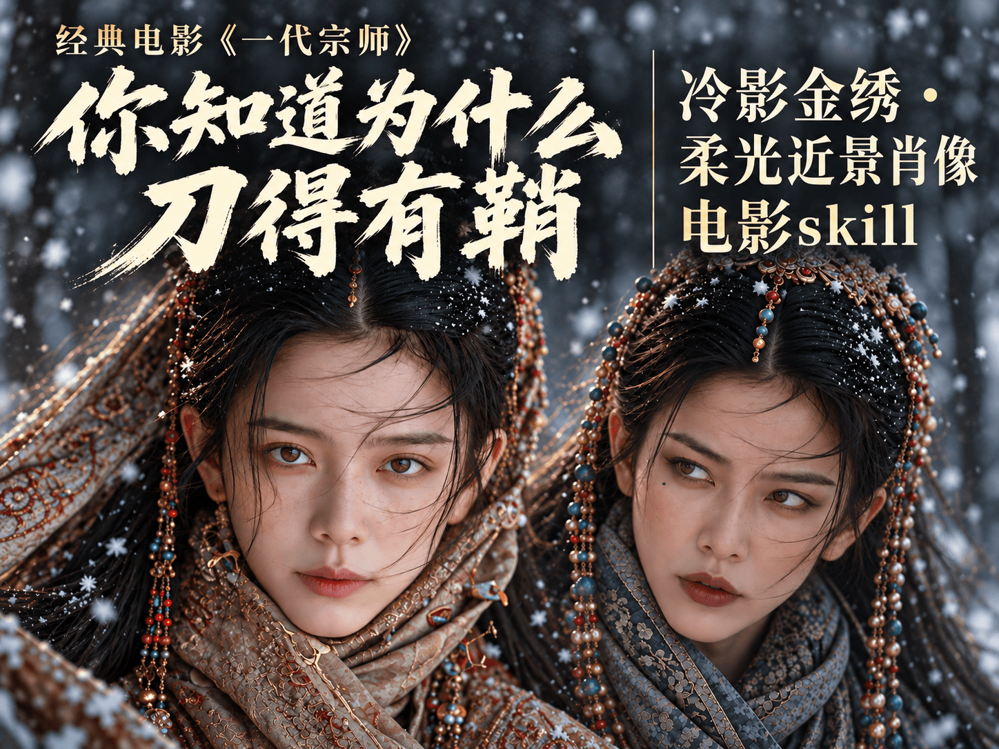《一代宗师》短片海报